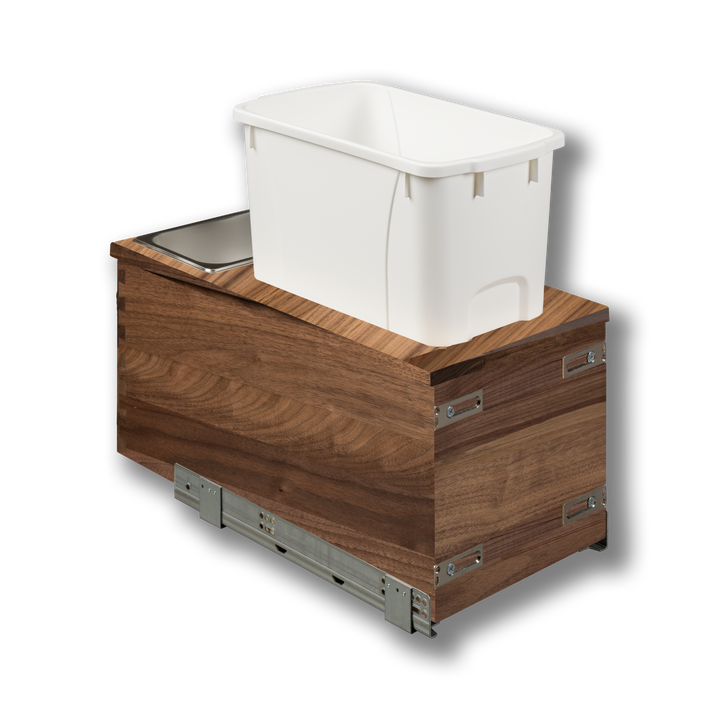 Century Components 12" Riviera Series 34 Quart Bottom Mount Waste Container (RIVBM115-34PF)