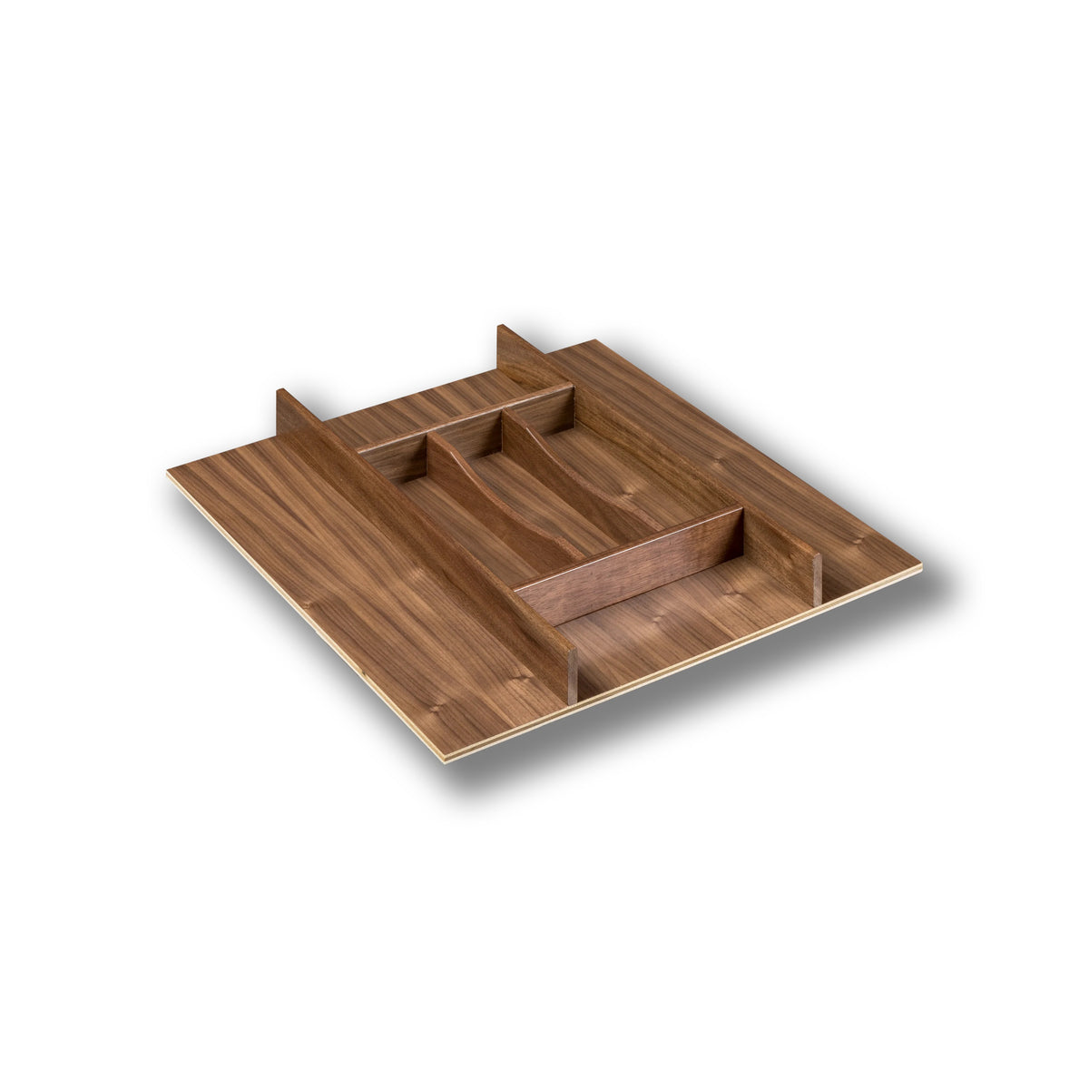 20" Riviera Series Silverware Tray Insert in walnut