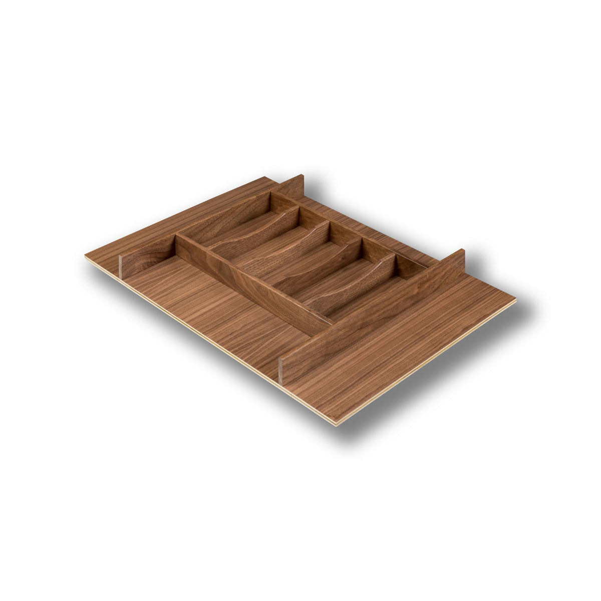 26 1/2" Riviera Series Silverware Tray Insert in walnut