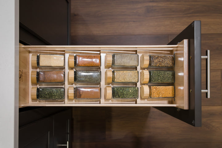 Century Components 9" Spice Drawer Organizer Insert for 9" Cabinet Opening (SDOI9PF)