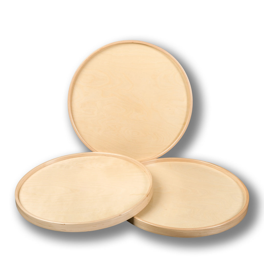 22" Full Round Lazy Susan Trays Only - Hardware Sold Separately