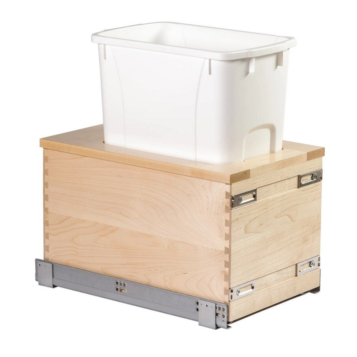 Century Components 12" Signature Series 34 Quart Single Bottom Mount Vanity Waste Container (SIGBM115-34PF-18)