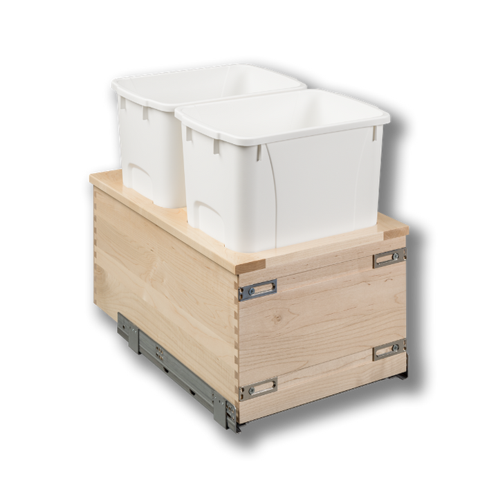 Century Components 15" Signature Series 34 Quart Bottom Mount Waste Container (SIGBM145-34PF)