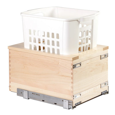 Century Components- White Hamper Bin, 1.3 Bushel - HP1.3B-WH