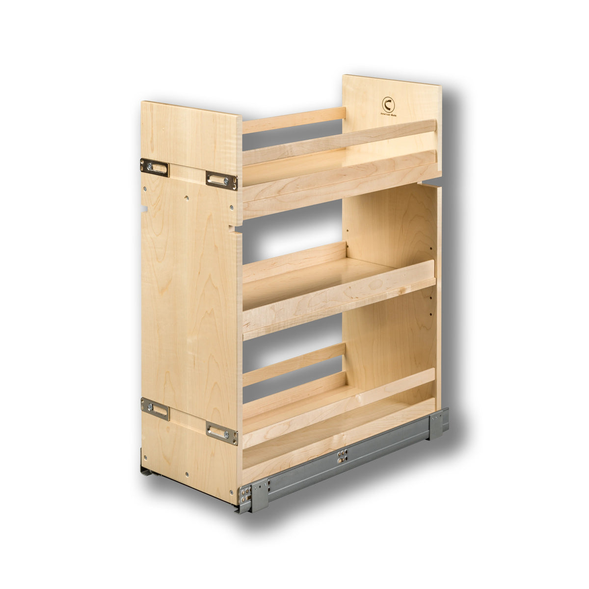 10 1/2" Signature Series Base Cabinet Organizer Frameless in maple
