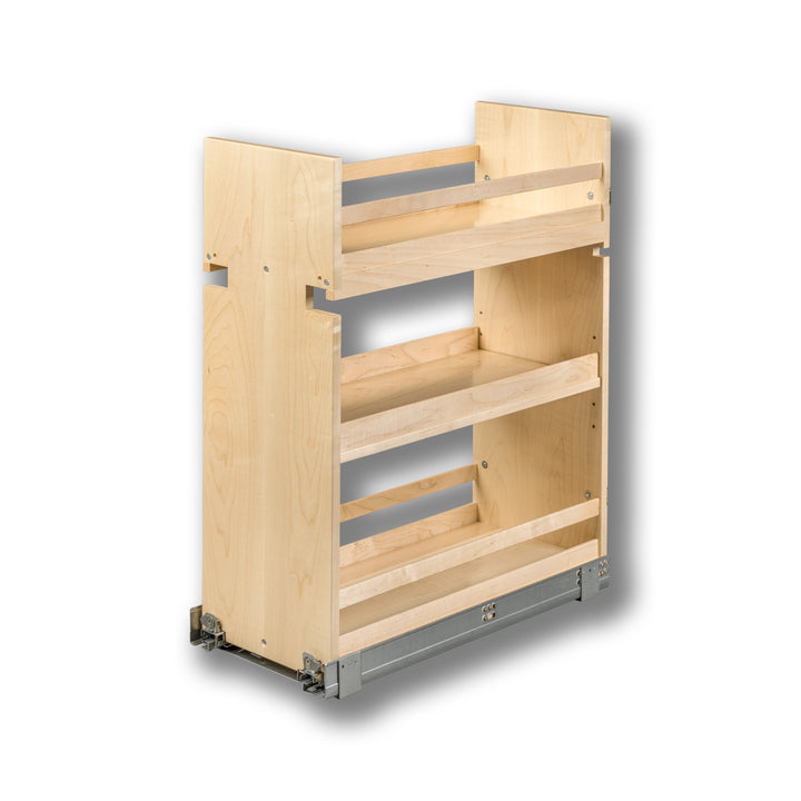 10 1/2" Signature Series Base Cabinet Organizer Frameless in maple, studio view 4