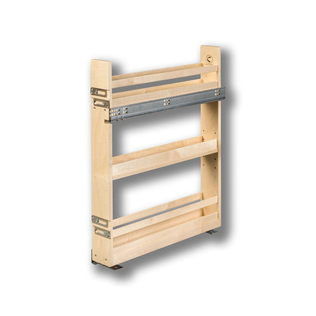 4" Signature Series Base Cabinet Organizer in maple