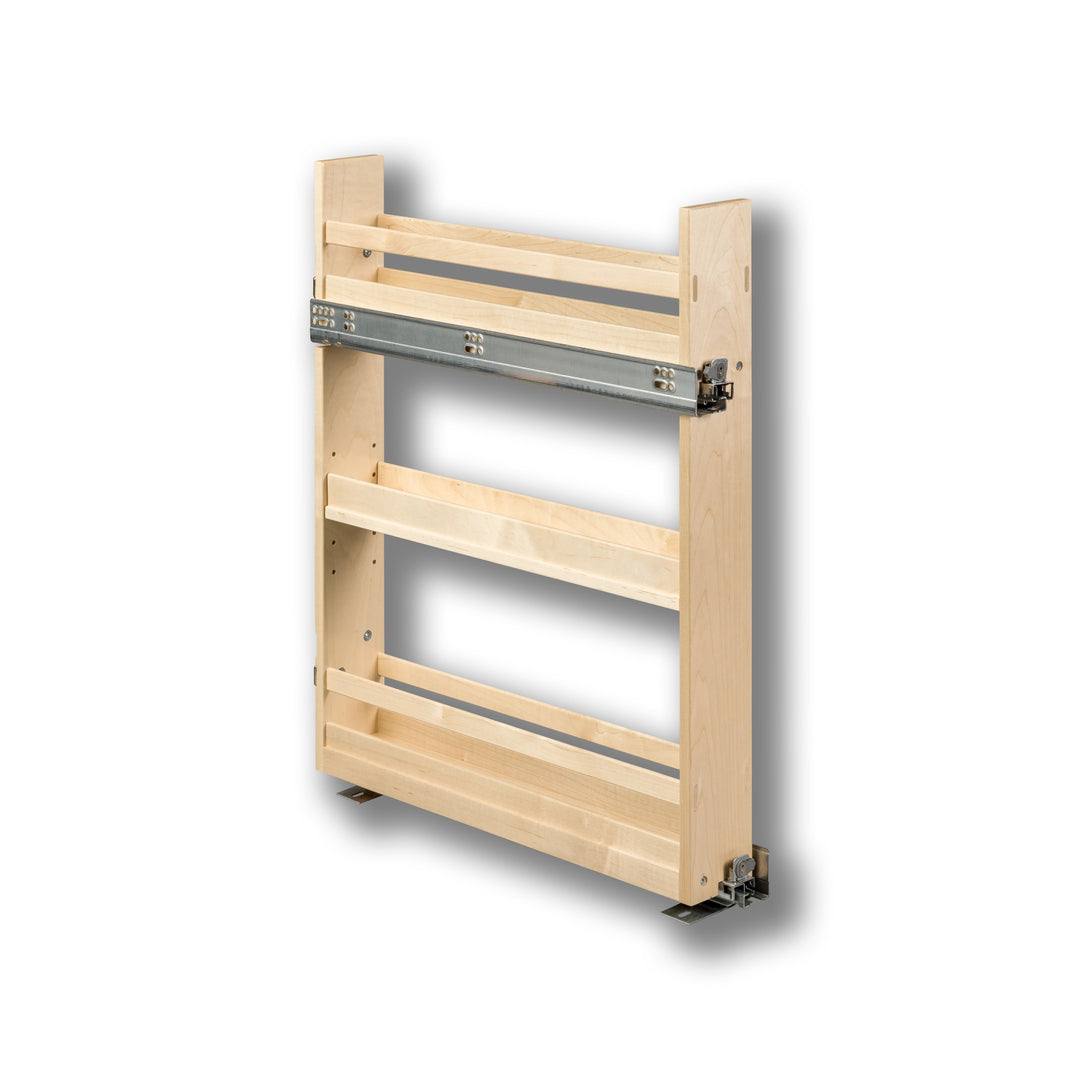 4" Signature Series Base Cabinet Organizer in maple, studio view 5