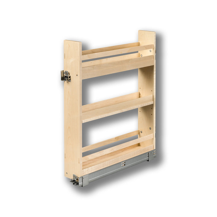 5" Signature Series Base Cabinet Organizer in maple, studio view 4