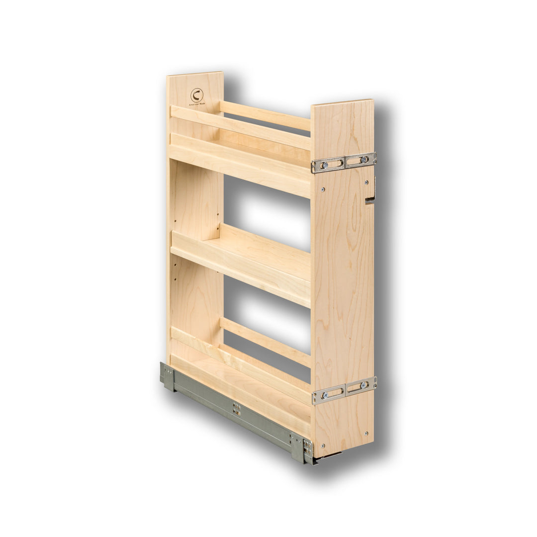 6" Signature Series Base Cabinet Organizer in maple