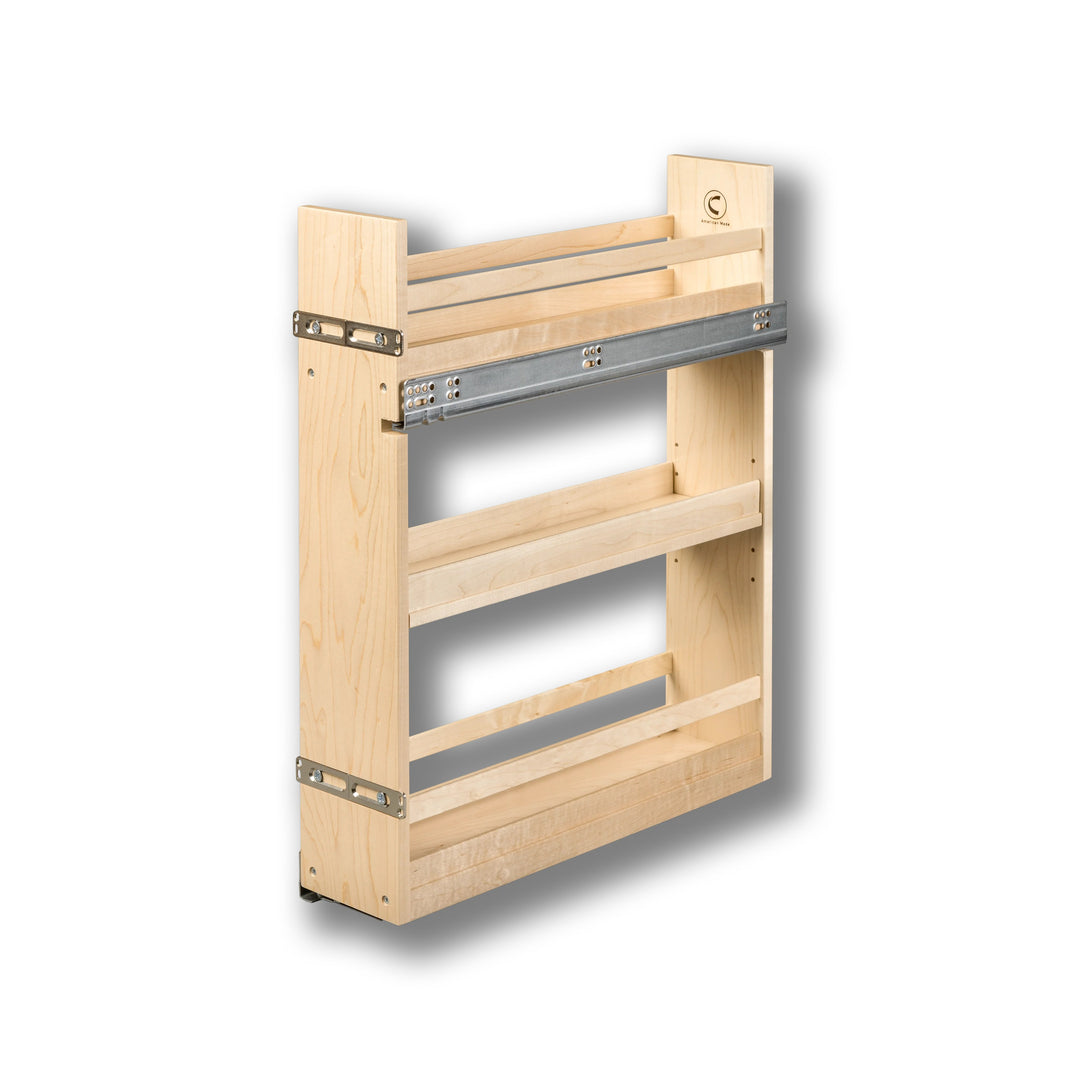 6" Signature Series Base Cabinet Organizer in maple, studio view 5
