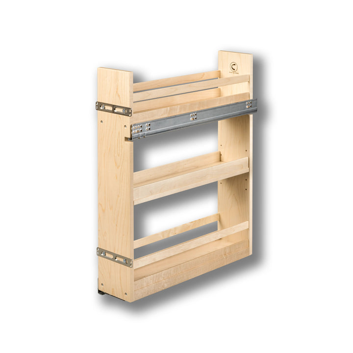 6" Signature Series Base Cabinet Organizer in maple, studio view 5