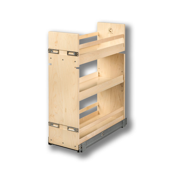 9" Signature Series Base Cabinet Organizer in maple, studio view 2
