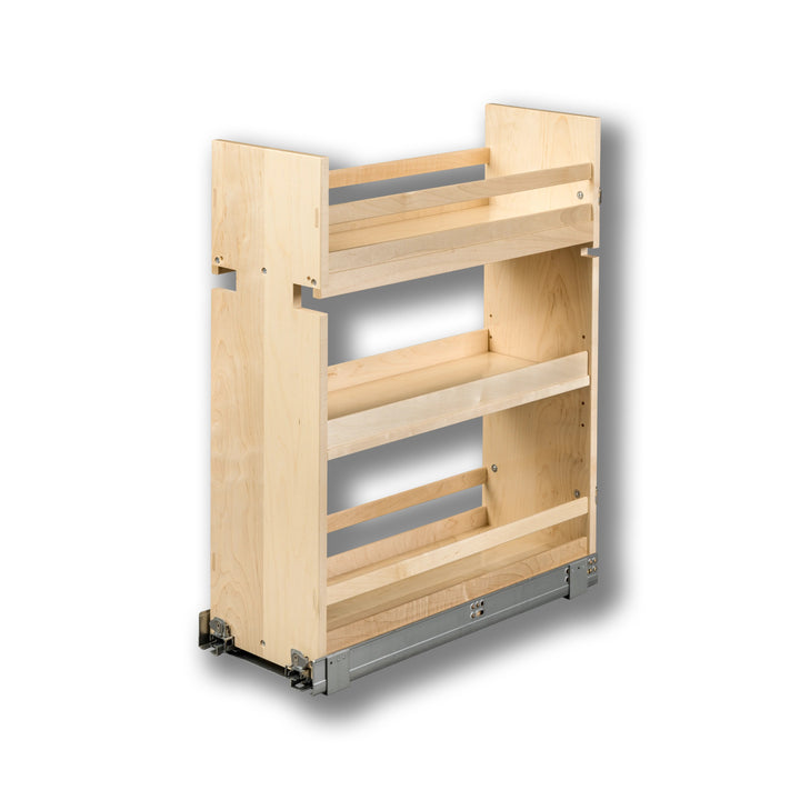 9" Signature Series Base Cabinet Organizer in maple, studio view 4