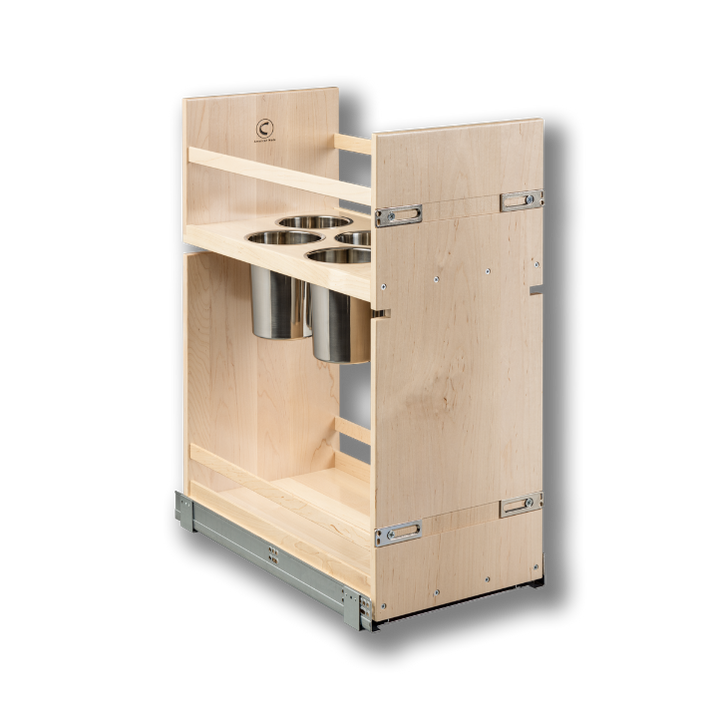 Century Components 12" Signature Series Pull-Out Canister Organizer For 12" Cabinet Opening (SIGCAN115PF)