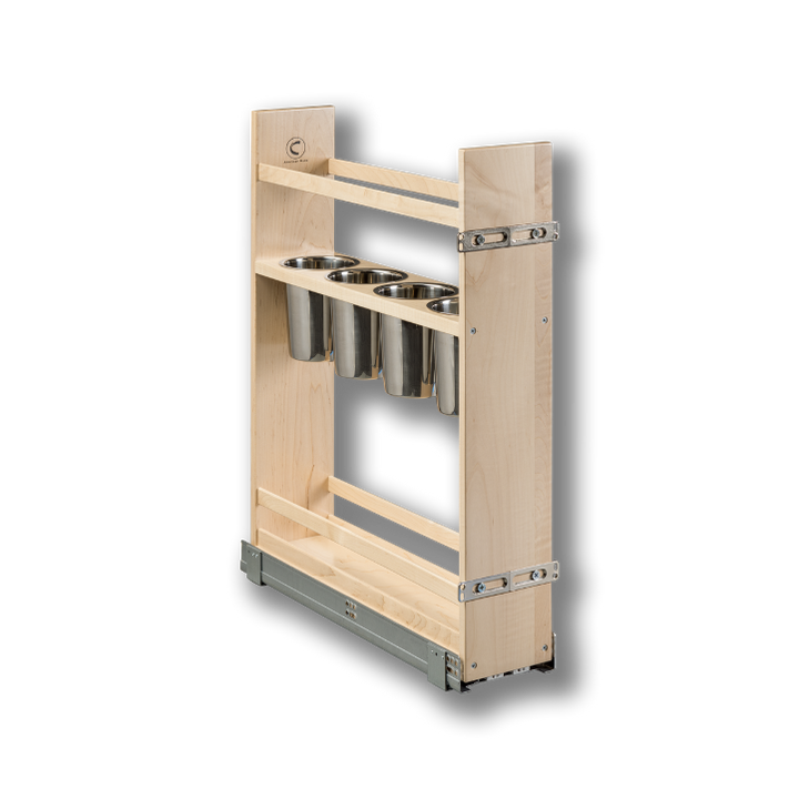 Century Components 6" Signature Series Pull-Out Canister Organizer For 6" Cabinet Opening  (SIGCAN55PF)