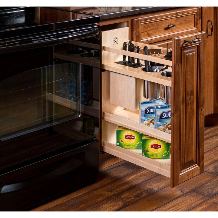 Century Components 7-1/2" Signature Series Base Cabinet Organizer Frameless For 7 1/2" Cabinet Opening (SIGBO70PF)