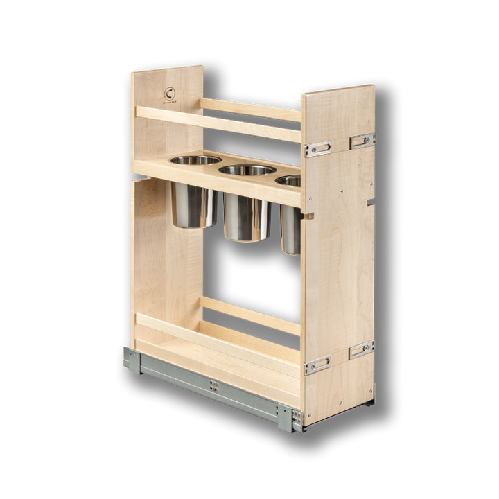Century Components 9" Signature Series Pull-Out Canister Organizer For 9" Cabinet Opening (SIGCAN85PF)