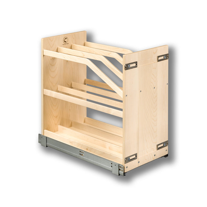 Signature Series 12" Cookie Tray Pull-Out - SIGCTP115PF (Replaces CTP115) in maple, studio view 3