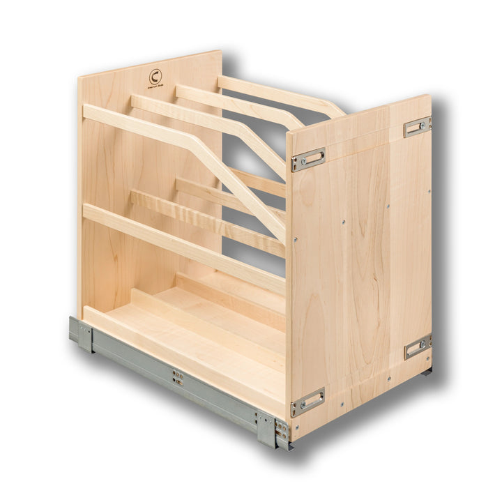 Signature Series 15" Cookie Tray Pull-Out - SIGCTP145PF (Replaces CTP145PF) in maple, studio view 3