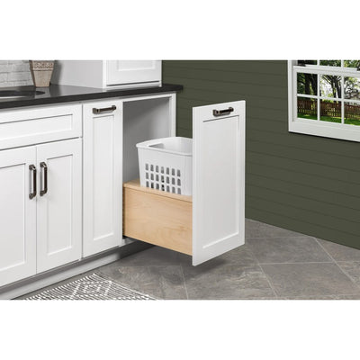 Century Components- White Hamper Bin, 1.3 Bushel - HP1.3B-WH