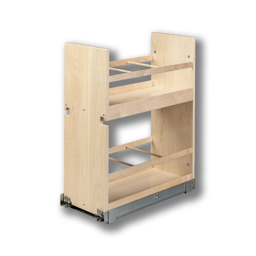 10" Signature Series Oil &amp; Vinegar Organizer in maple, studio view 2
