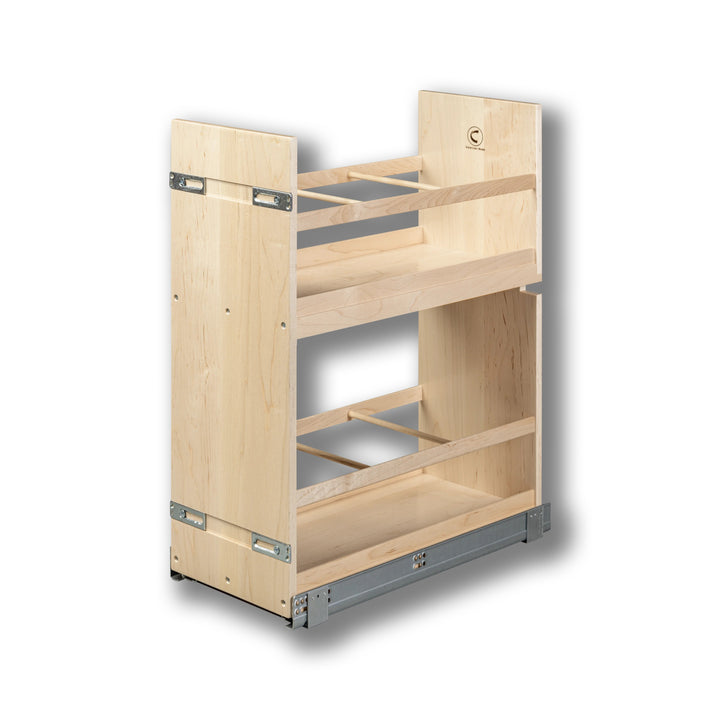 10" Signature Series Oil &amp; Vinegar Organizer in maple, studio view 4