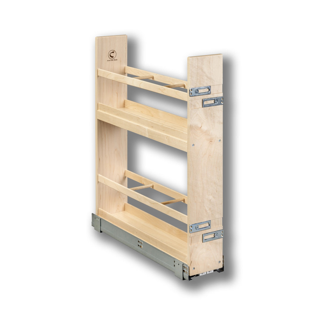 5 1/2" Signature Series Oil &amp; Vinegar Organizer in maple, studio view 2