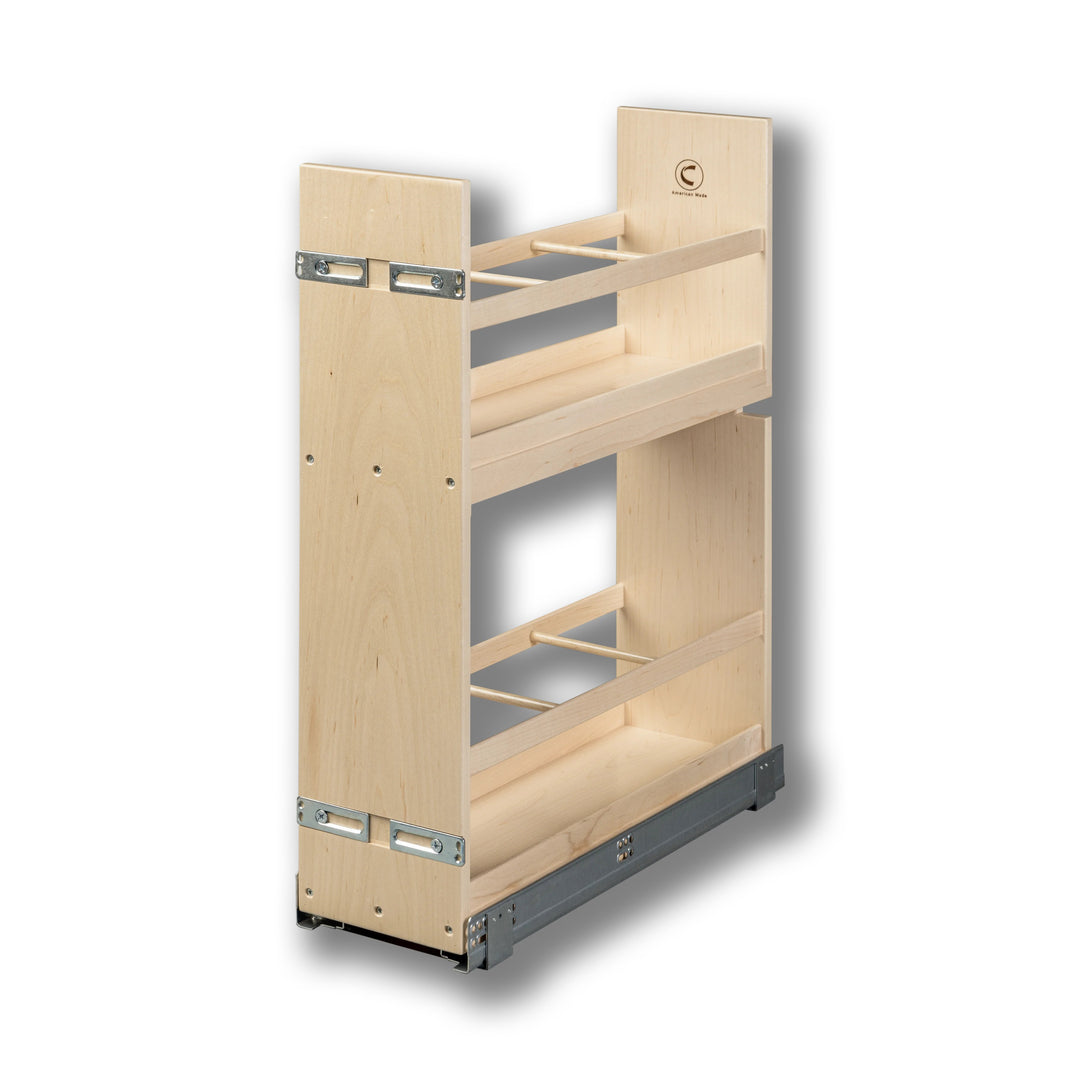 7 1/2" Signature Series Oil &amp; Vinegar Organizer in maple, studio view 2