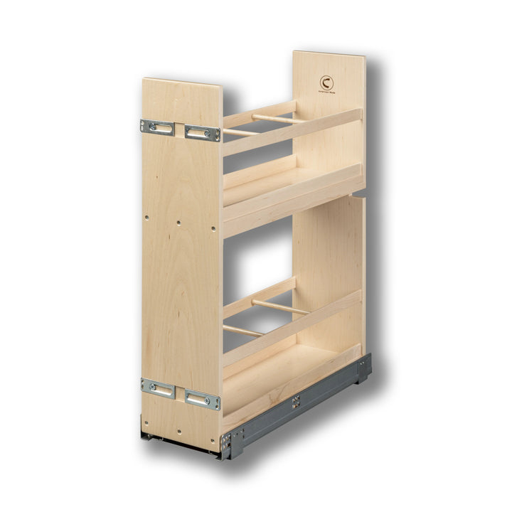 7 1/2" Signature Series Oil &amp; Vinegar Organizer in maple, studio view 2