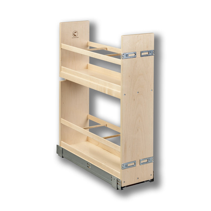 7 1/2" Signature Series Oil &amp; Vinegar Organizer in maple, studio view 3