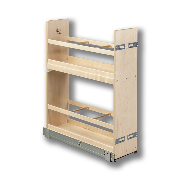 7 1/2" Signature Series Oil &amp; Vinegar Organizer in maple, studio view 4