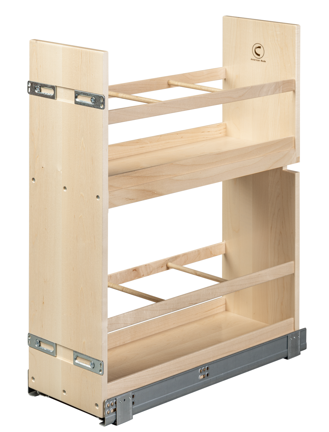 Century Components 8" Signature Series Oil &amp; Vinegar Organizer For 8 1/2" Cabinet Opening (SIGOV80PF)