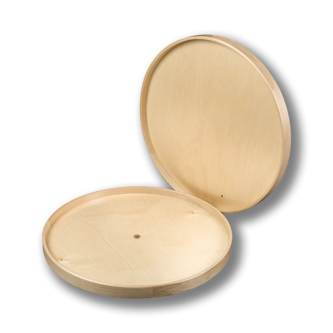 Century Components Signature Series Lazy Susan - Two 28" Full Round Shelves Only - Hardware Sold Separately (SIGSHO28FRPF)