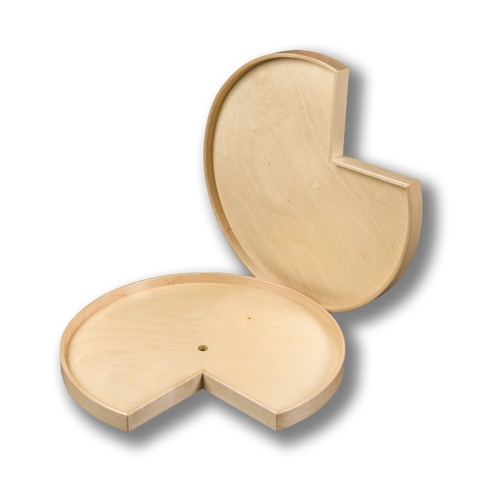 Century Components Signature Pro Series Lazy Susan - Two 28" Pie Cut Shelves - Hardware Sold Separately (SIGSHO28PCPF-PRO)
