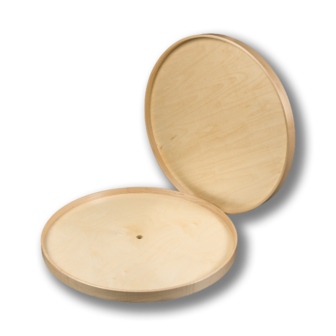 Century Components Signature Series Lazy Susan - Two 32" Full Round Shelves Only - Hardware Sold Separately (SIGSHO32FRPF)