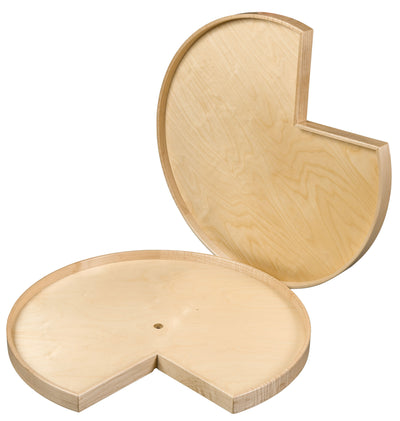 Century Components - Signature Series Lazy Susan - Two 32" Pie Cut Shelves With Hardware - SIGSHO32PCPF