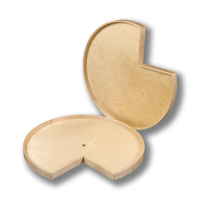 Century Components Signature Pro Series Lazy Susan - Two 32" Pie Cut Shelves - Hardware Sold Separately (SIGSHO32PCPF-PRO)