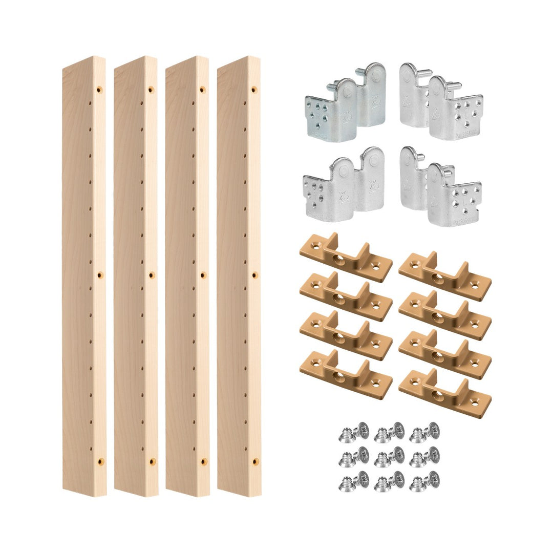 Signature Series X-Bracket Base Cabinet Kit - 2 1/2" W x 21" H in maple