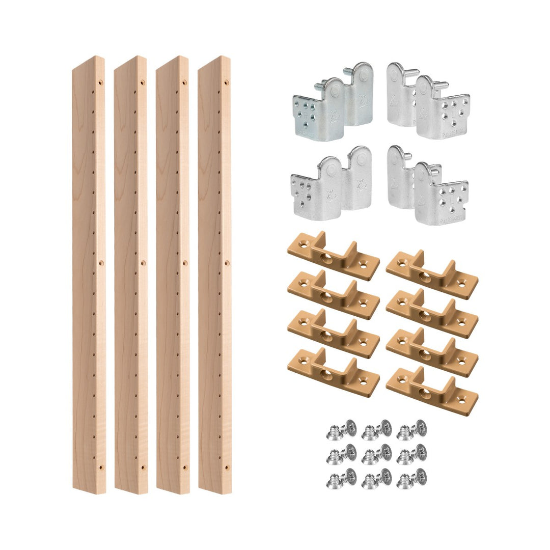 Signature Series X-Bracket Vanity Cabinet Kit - 2 1/2" W x 28" H in maple