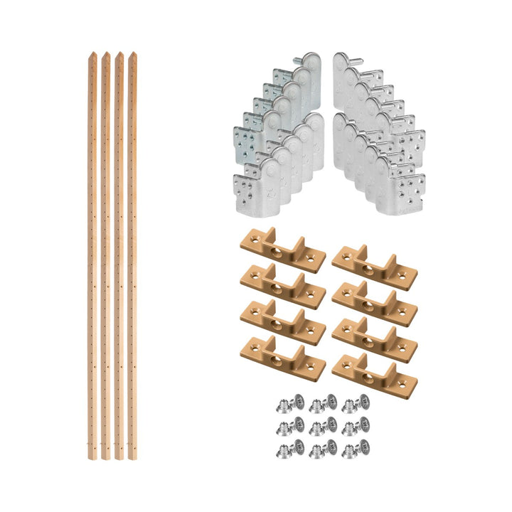 Signature Series X-Bracket Pantry Cabinet Kit - 1 1/4" W x 59" H in maple