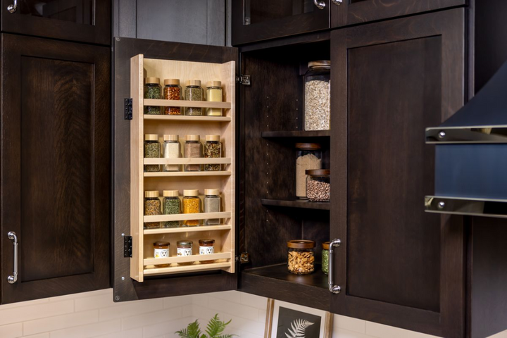 Century Components 12" Door Mounted Spice Rack Trimmable (SRTRIM12PF)