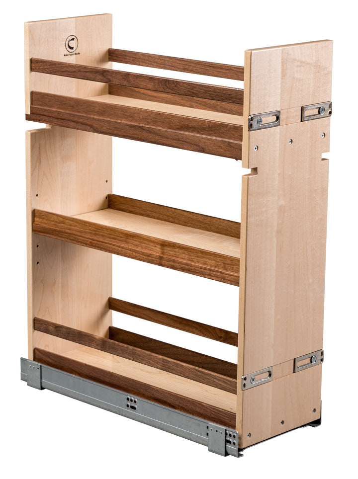 Century Components 9" Walnut Creek Series Base Cabinet Organizer For 9" Cabinet Opening (WCCBO85PF)