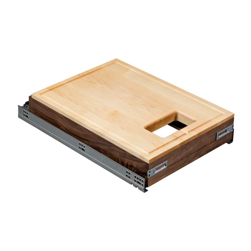 Century Components - 15" Walnut Creek Cutting Board Pullout For 34 Quart Waste Unit - WCCCBP145-34PF