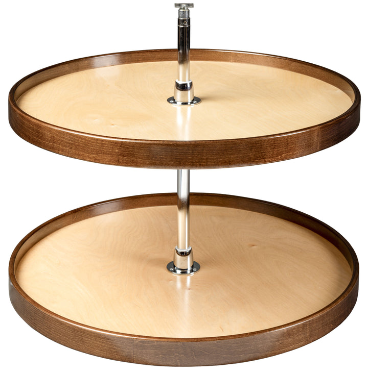 Century Components Walnut Creek Contender Series Lazy Susan - Two 28" Full Round Shelves - Hardware Included (WCCCON28FRPF)