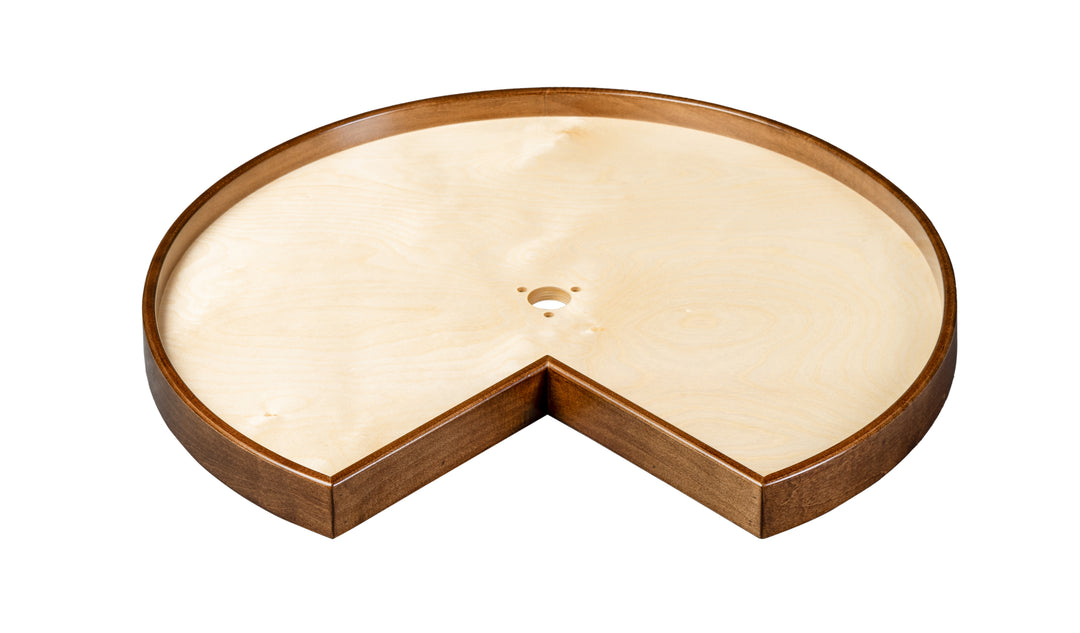 Century Components Walnut Creek Contender Series Lazy Susan - Two 28" Pie Cut Shelves - Hardware Included (WCCCON28PCPF)