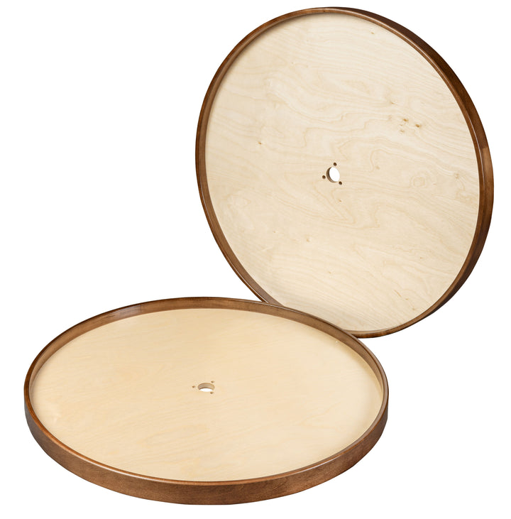 Century Components Walnut Creek Contender Series Lazy Susan - Two 32" Full Round Shelves - Hardware Included (WCCCON32FRPF)
