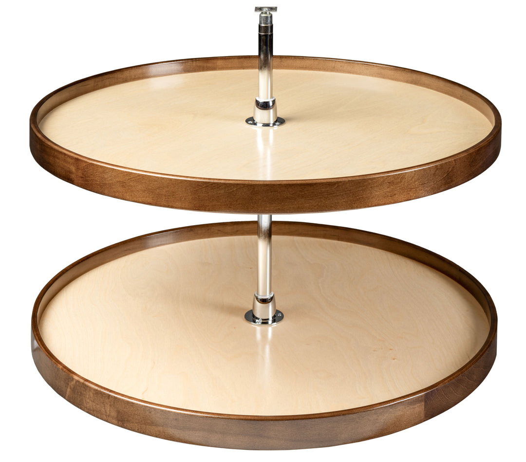 Century Components Walnut Creek Contender Series Lazy Susan - Two 32" Full Round Shelves - Hardware Included (WCCCON32FRPF)