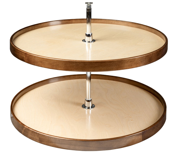Century Components Walnut Creek Contender Series Lazy Susan - Two 32" Full Round Shelves - Hardware Included (WCCCON32FRPF)