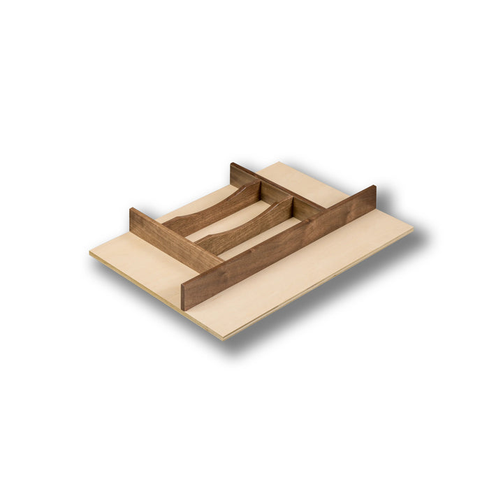 14" Walnut Creek Series Silverware Tray Insert in maple and walnut